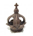 PORTA VELA DE CERÂMICA COROA
